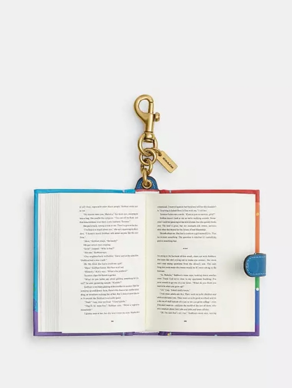 Coach Friday I'm In Love Book Bag Charm - Picture 2 of 5
